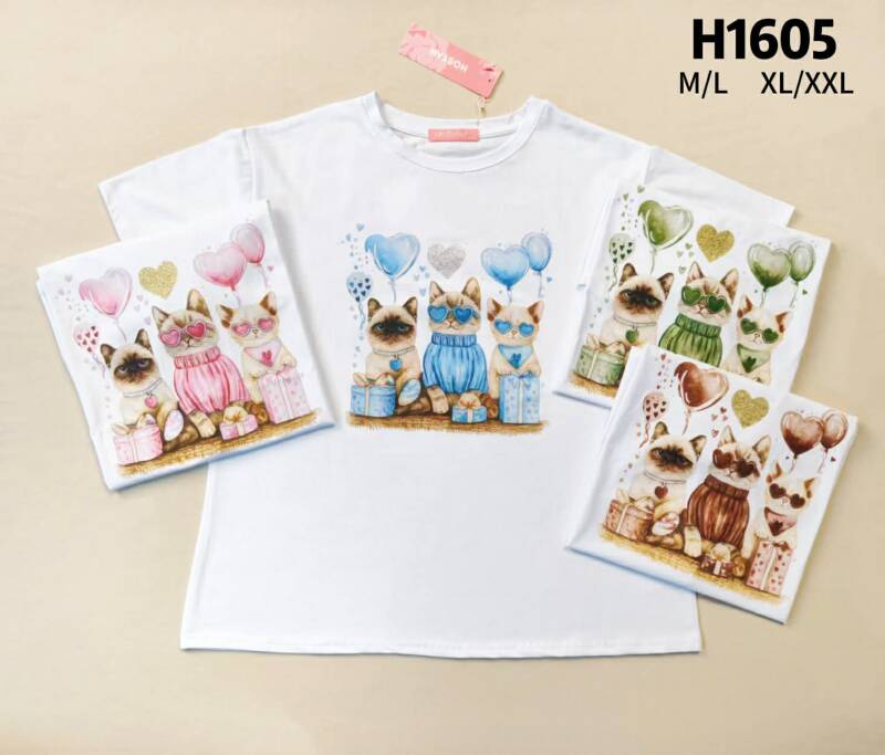 Bluzki damskie Roz M/L-XL-2XL, Mix Kolor Paczka 12 szt